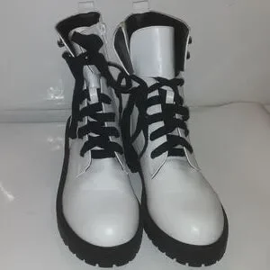 Madden Girl Shoes Madden Girl Alicee Platform White Boots With